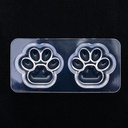 Molde de silicona palma de gato 76*37*18mm