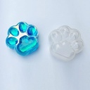 Molde de silicona palma de gato 54*48*29mm