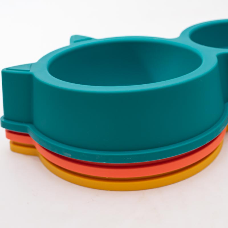 Plato para mascota 2 divisiones