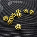 Campana enchapado dorado 16mm 50 piezas