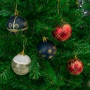 Pelota de navidad colgante 16pc