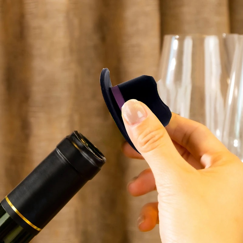 Tapa de silicona para botella