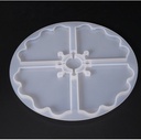 Molde de silicona individuales geométricos 22.5cm