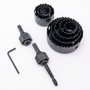 Set mecha corona para madera 8 piezas