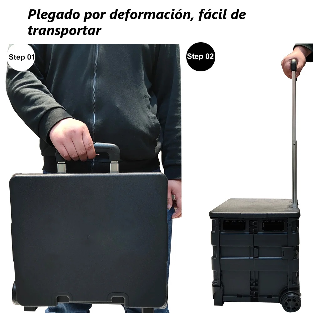 Carrito transportador 40l capacidad máx. 50kg