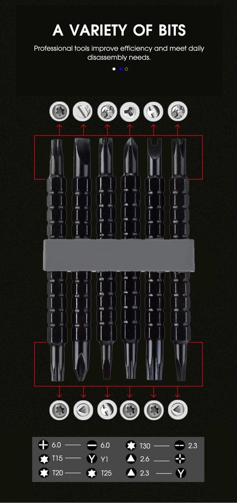 Mini destornillador 13 en 1