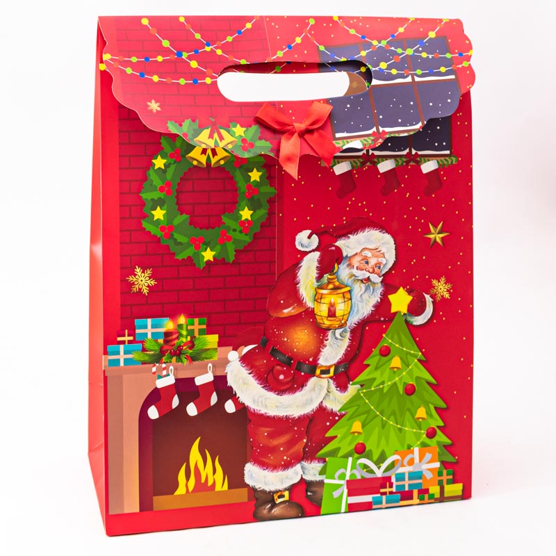 Bolsa para regalo navideño 38*29*14cm