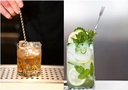 Cuchara de coctel 2 en 1 32cm
