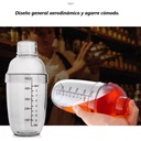 Coctelera de plástico para tragos 500ml