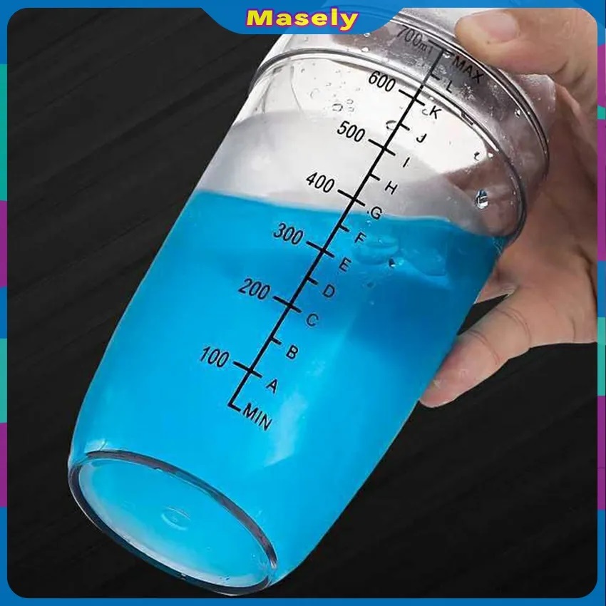 Coctelera de plástico para tragos 700ml