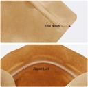 Bolsa de papel kraft 16*23cm 30 piezas