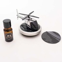Fragancia solar para auto diseño Helicoptero