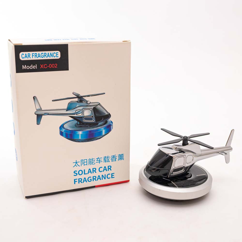 Fragancia solar para auto diseño Helicoptero