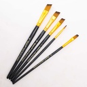 Set de pinceles punta angular 5pc GIORGIONE