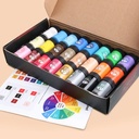 Pintura acrilica 25ml 24pc 6 pinceles GIORGIONE