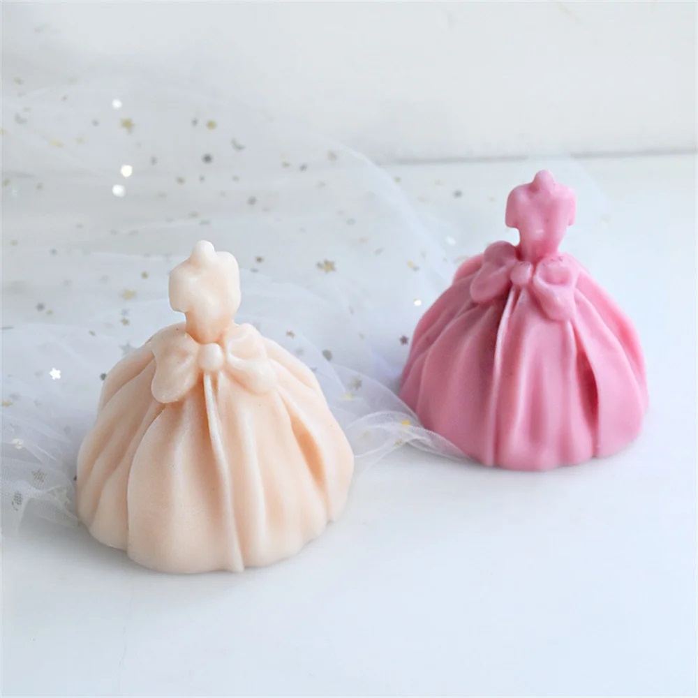 Molde de silicona diseño de vestido 9.5*9cm