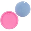 Molde de silicona colgante circular 8.8cm
