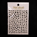 Sticker de corazon negro