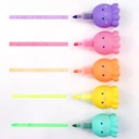 Mini resaltador diseño pulpo 6pc