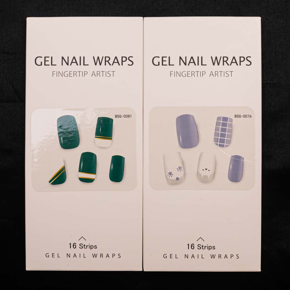 Sticker en gel para secado UV 16PC