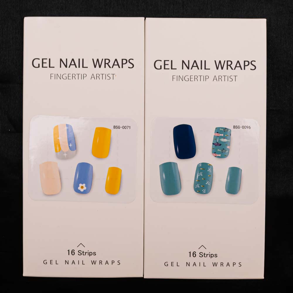 Sticker en gel para secado UV 16PC