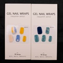Sticker en gel para secado UV 16PC