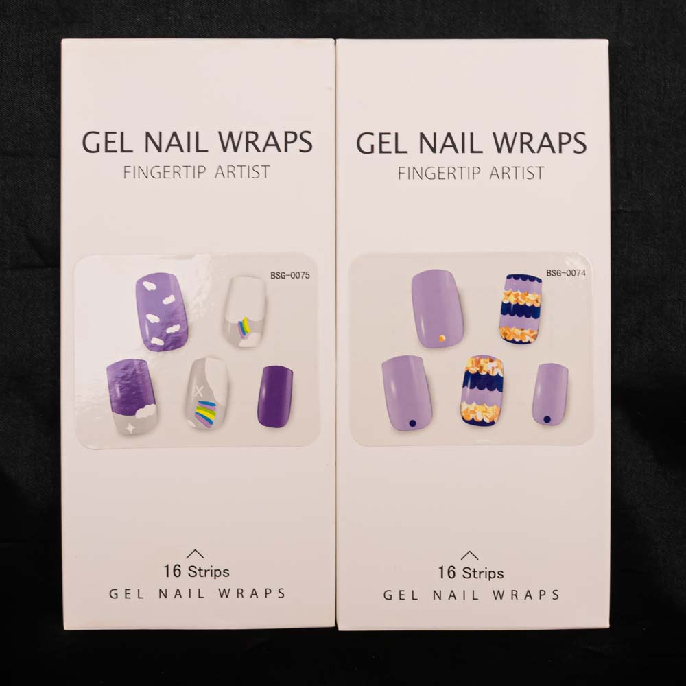 Sticker en gel para secado UV 16PC