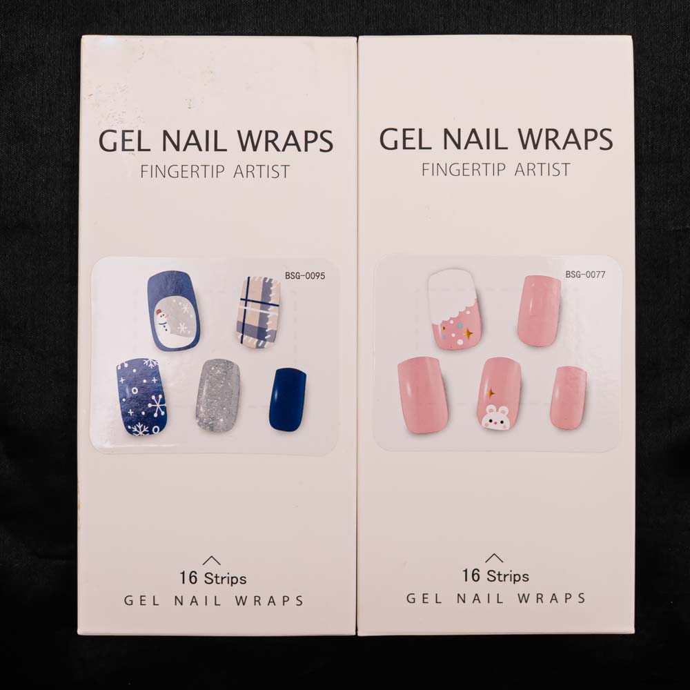 Sticker en gel para secado UV 16PC