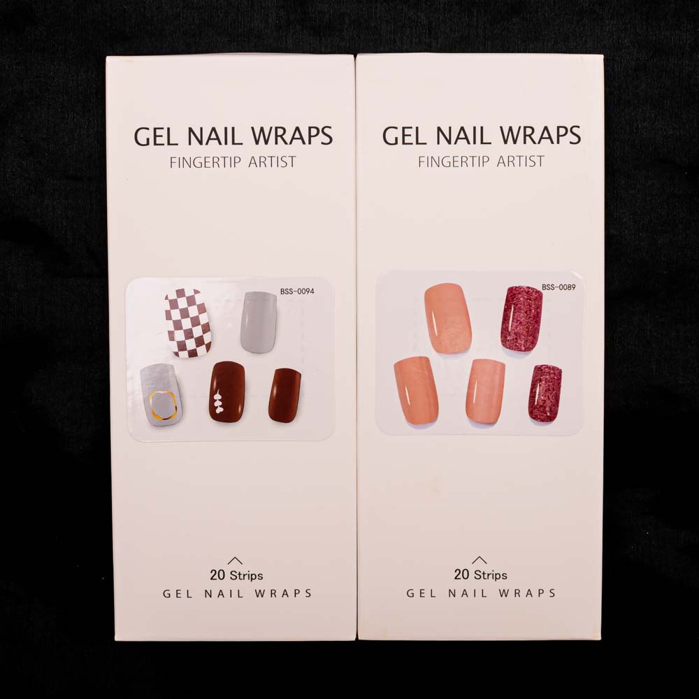 Sticker en gel para secado UV 20pc