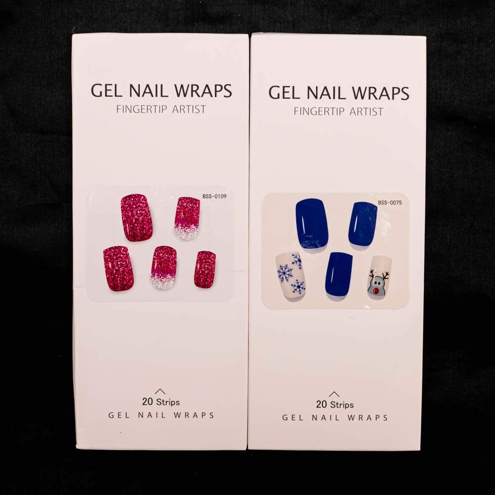 Sticker en gel para secado UV 20pc