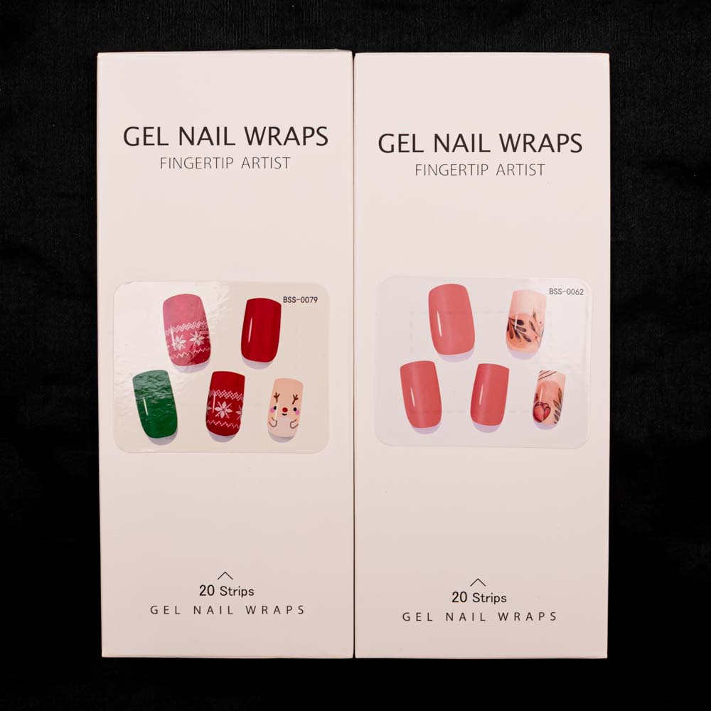 Sticker en gel para secado UV 20pc