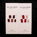 Sticker en gel para secado UV 20pc