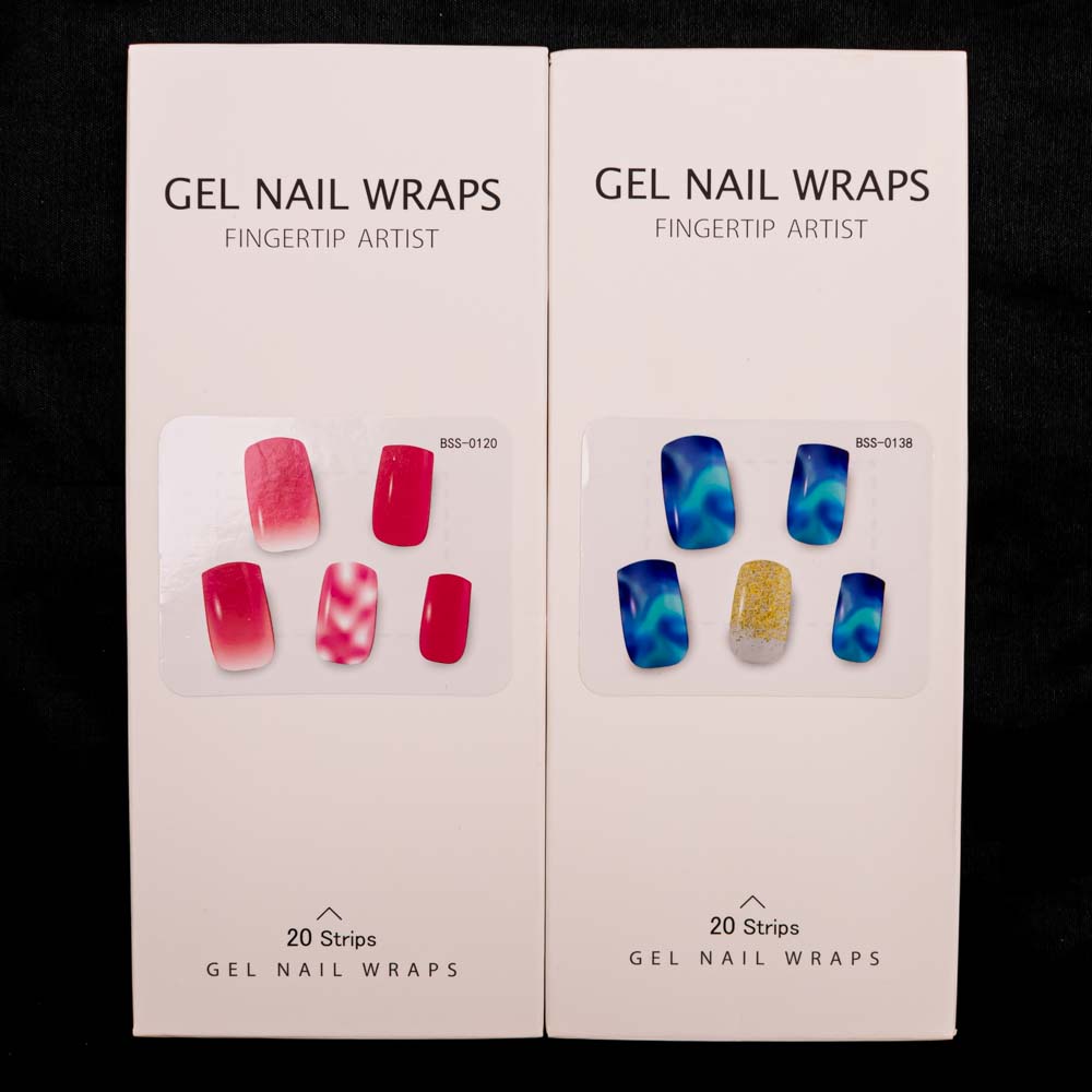 Sticker en gel para secado UV 20pc