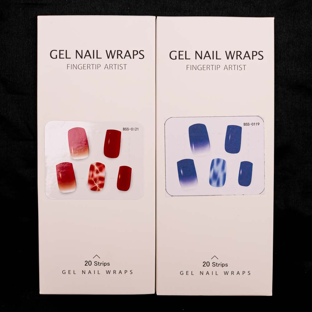 Sticker en gel para secado UV 20pc