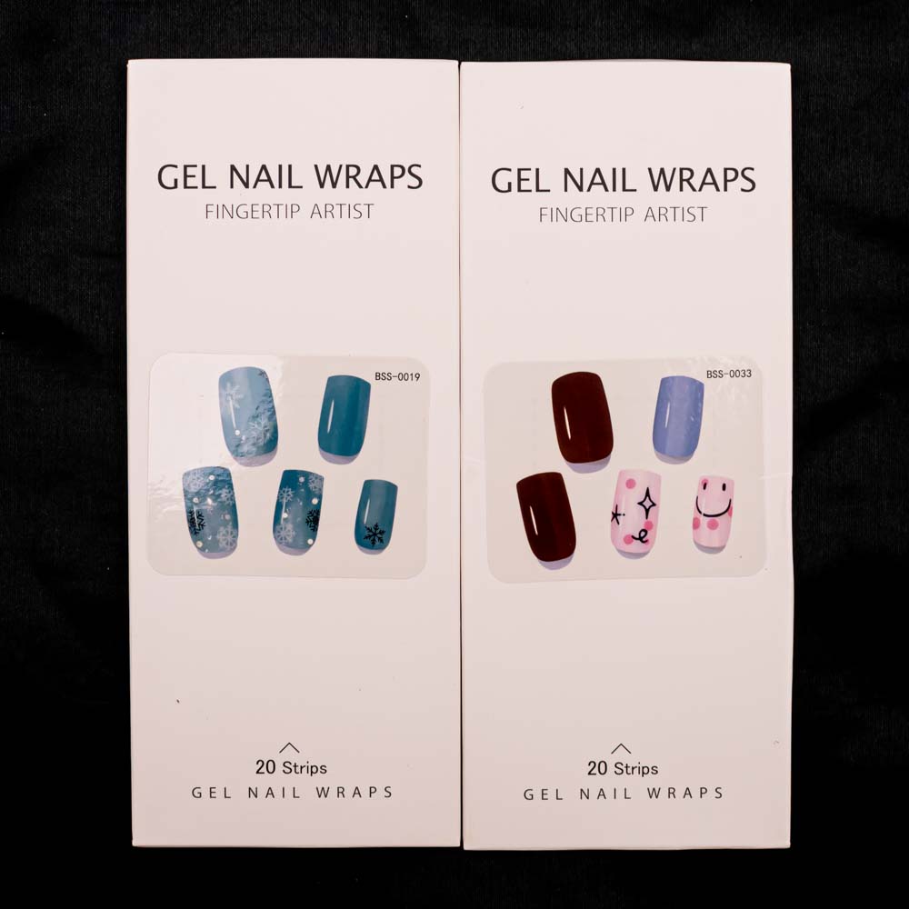Sticker en gel para secado UV 20pc