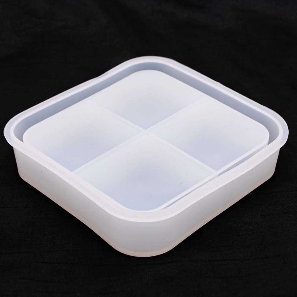 Molde de silicona bandeja cuadrada 130mm