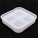 Molde de silicona bandeja cuadrada 130mm