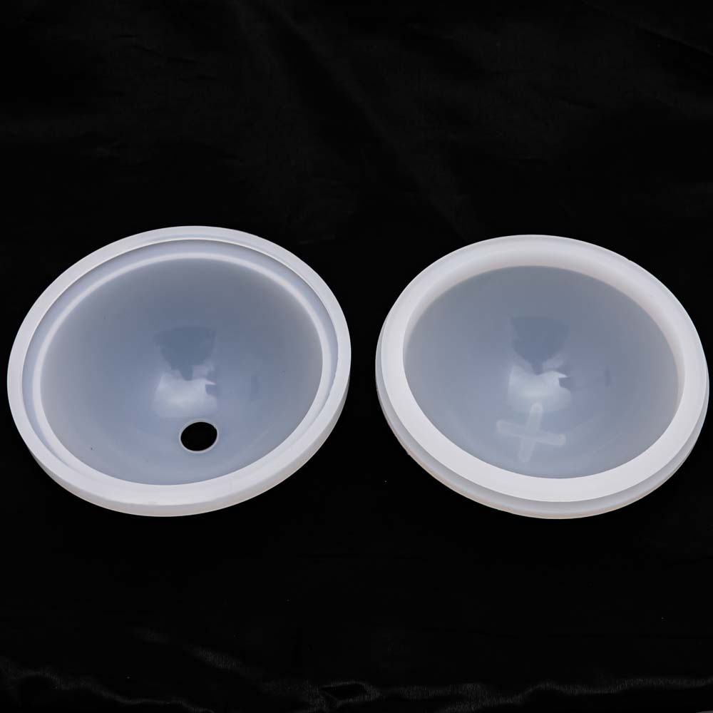 Molde de silicona esfera 2 pc 11.6cm