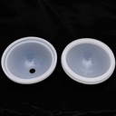 Molde de silicona esfera 2 pc 11.6cm