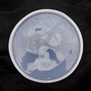 Molde de silicona posavaso circular 140mm