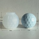 Molde de silicona esfera 5*5.5cm 2pc