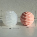 Molde de silicona esfera 5*5.5cm 2pc