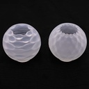 Molde de silicona esfera 5*5.5cm 2pc