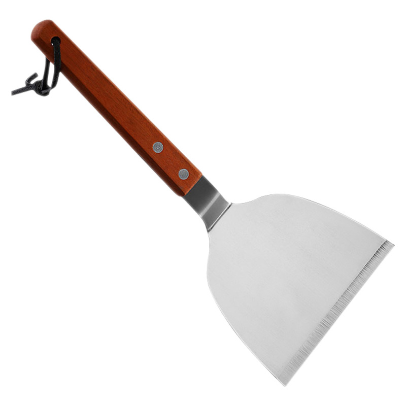 Espátula de cocina con mango de madera