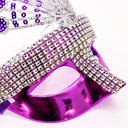 Mascara de carnaval con pluma