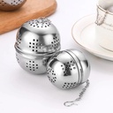 Colador para té y semilla de metal