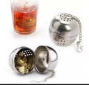 Colador para té y semilla de metal