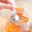 Colador para té y semilla de metal