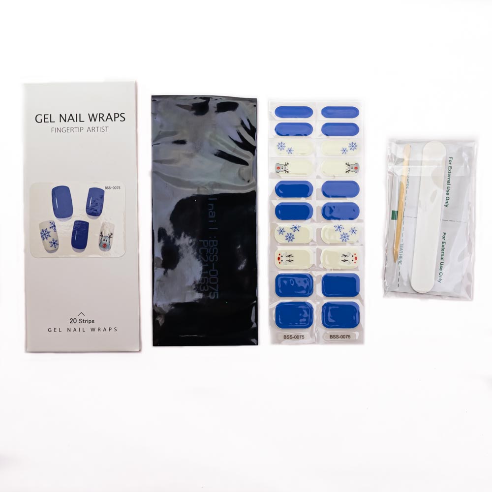 Sticker en gel para secado UV 20pc