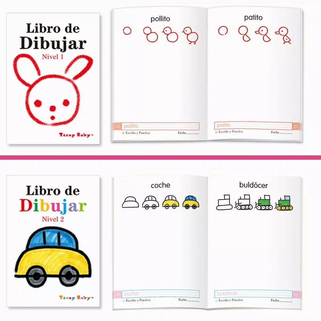 Libro para pintar nivel 1,2,3